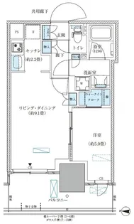 パークアクシス西大島コンフォートスクエア【9階】の間取り