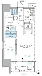 パークアクシス西大島コンフォートスクエア【6階】の間取り