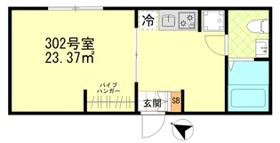 リバティー戸越公園【3階】の間取り