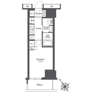 東京ポートシティ竹芝レジデンスタワー【3階】の間取り