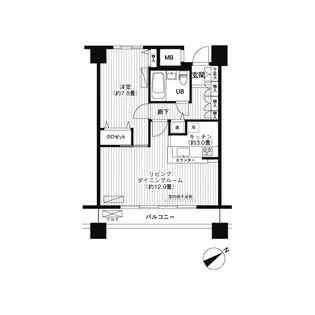 LOOPーM【6階】の間取り
