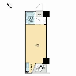 赤坂キャステール【3階】の間取り