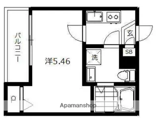 インベスト蒲田EAST7【2階】の間取り