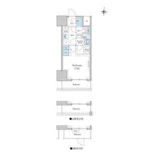 スタイリオ蒲田WEST【7階】の間取り