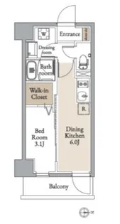 グランカーサ住吉Ⅱ【6階】の間取り