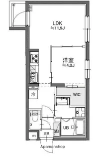 TASUKI RICHESSE洗足【1階】の間取り