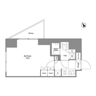 シーズンフラッツ大森西【10階】の間取り