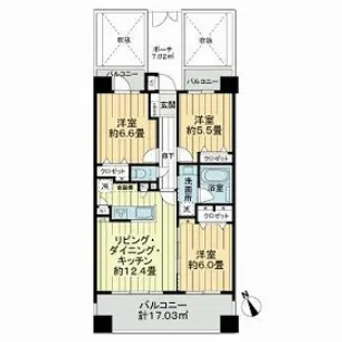 レクセルマンション東陽町【10階】の間取り