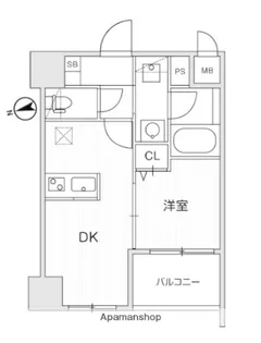 WEAVE BASE OMORI【6階】の間取り