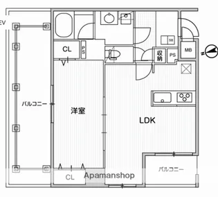 WEAVE BASE OMORI【7階】の間取り