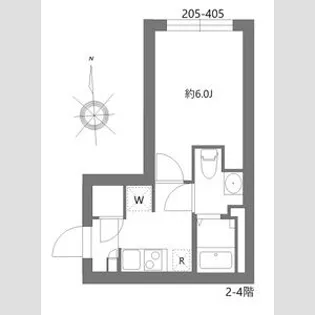 シティウォーク荏原中延【3階】の間取り