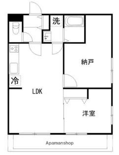 カルディア中央【5階】の間取り