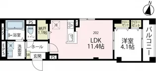 (仮称)ユアメゾン南幸町【202号室号室】の間取り