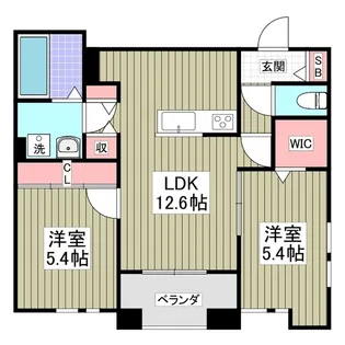 ブリーズコート扇橋【2階】の間取り