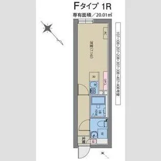 AXIA MーCITY武蔵小山【3階】の間取り