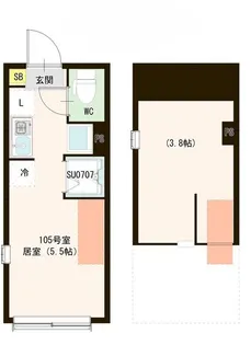 MIKI【105号室号室】の間取り