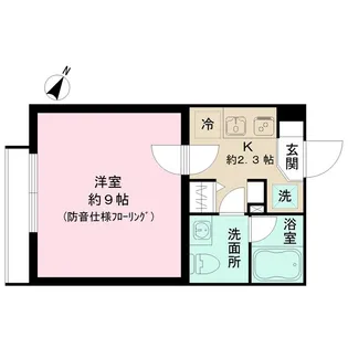 サウンドオーク田園調布【3階】の間取り