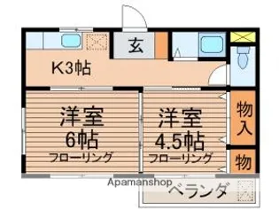 リーフコート東六郷【3階】の間取り