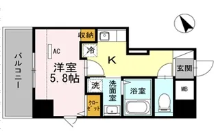 アイリス大森【0302号室】の間取り