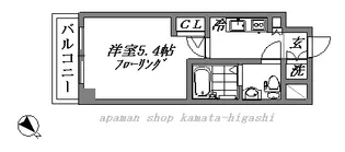 プレール・ドゥーク品川仙台坂【3階】の間取り