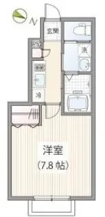 ミハス池上【1階】の間取り