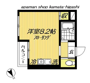 第31シンエイビル【4階】の間取り