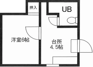 レオパレスカナンの家【3階】の間取り