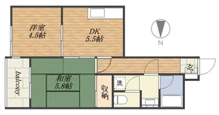 PATH仲六郷【604号室】の間取り