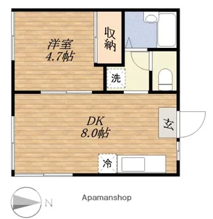 ライトハイツ【2階】の間取り