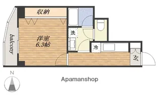 パークハイムD【4階】の間取り