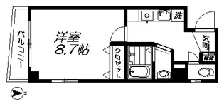 シンフォニーコート【1階】の間取り