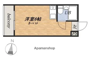不二ハイツ【4階】の間取り