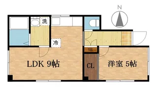 水原コーポ2【101号室】の間取り