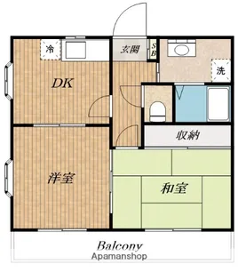 鳴島ビル【503号室】の間取り