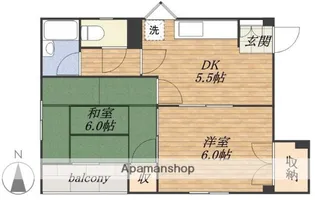 ライトコーポ【2階】の間取り