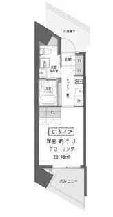 ガーデン蒲田【3階】の間取り