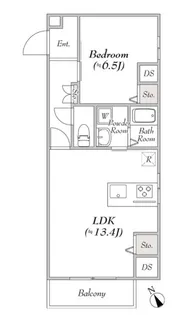 アストラルH.T.K【9階】の間取り