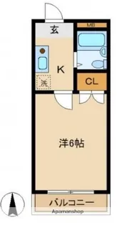 MSハイツ【3階】の間取り