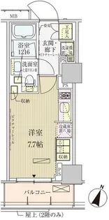 パークアクシス赤坂見附【5階】の間取り