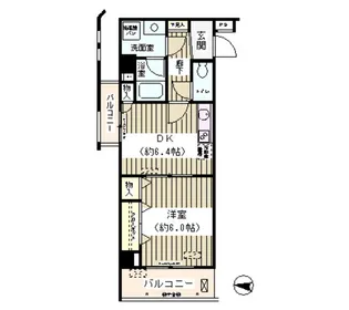 CASA MIA【4階】の間取り