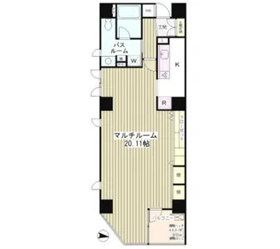 クレイドル日本橋【6階】の間取り