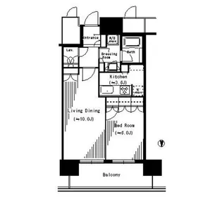 パークシティ武蔵小杉ミッドスカイタワー【43階】の間取り