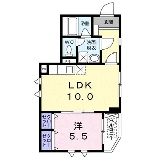 アドニスター・西大井【4階】の間取り