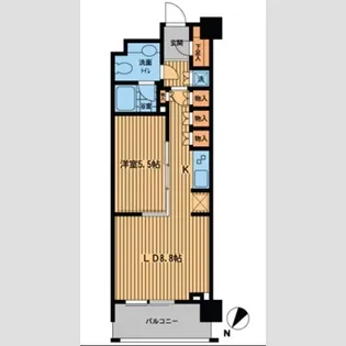 プライムアーバン日本橋横山町【7階】の間取り