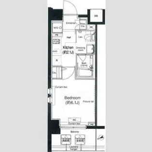 プラウドフラット鶴見Ⅱ【5階】の間取り