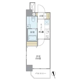 JーCLOUD横浜鶴見【4階】の間取り
