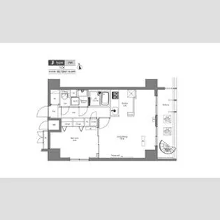 プラウドフラット隅田リバーサイド【6階】の間取り