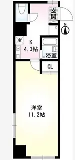 山王ハマセイホウ【5階】の間取り