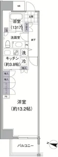 アビティ目黒【4階】の間取り
