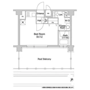 コンフォリア豊洲【7階】の間取り